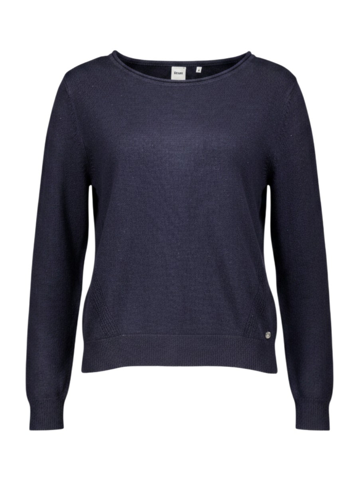 Donkerblauwe pull in fijne wol Brax