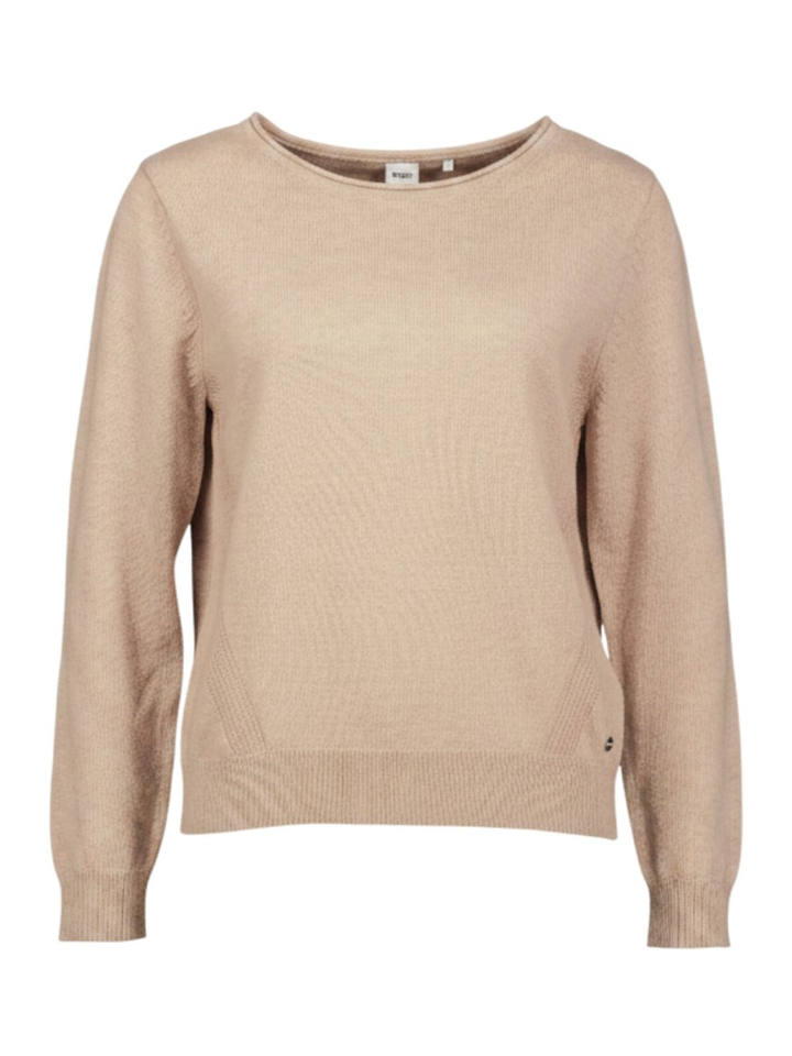 Beige trui in fijne wol Brax