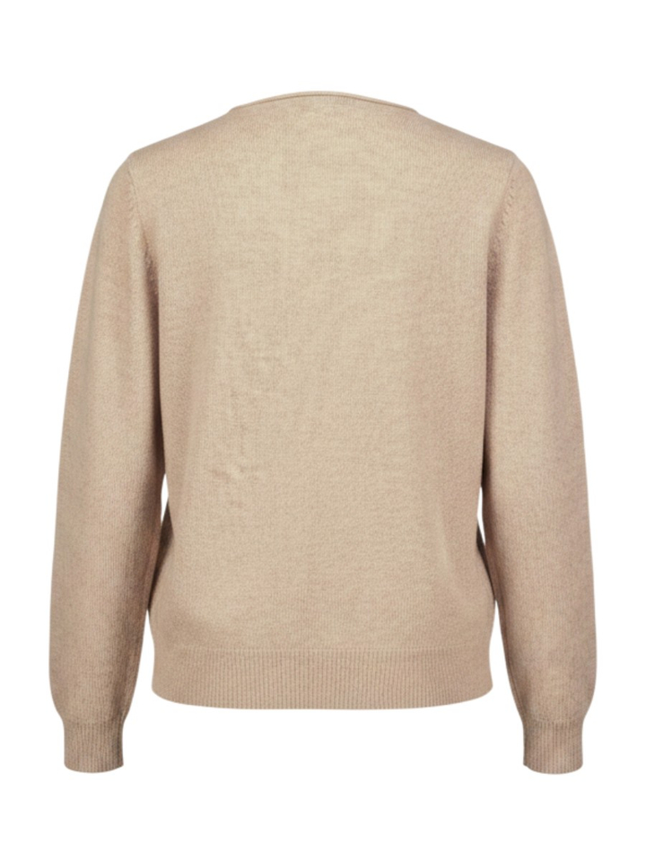 Beige trui in fijne wol Brax