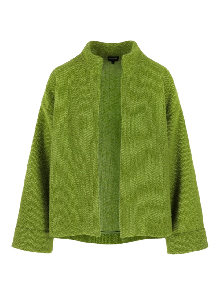 Groene gekledere jas Daniela Mayerline