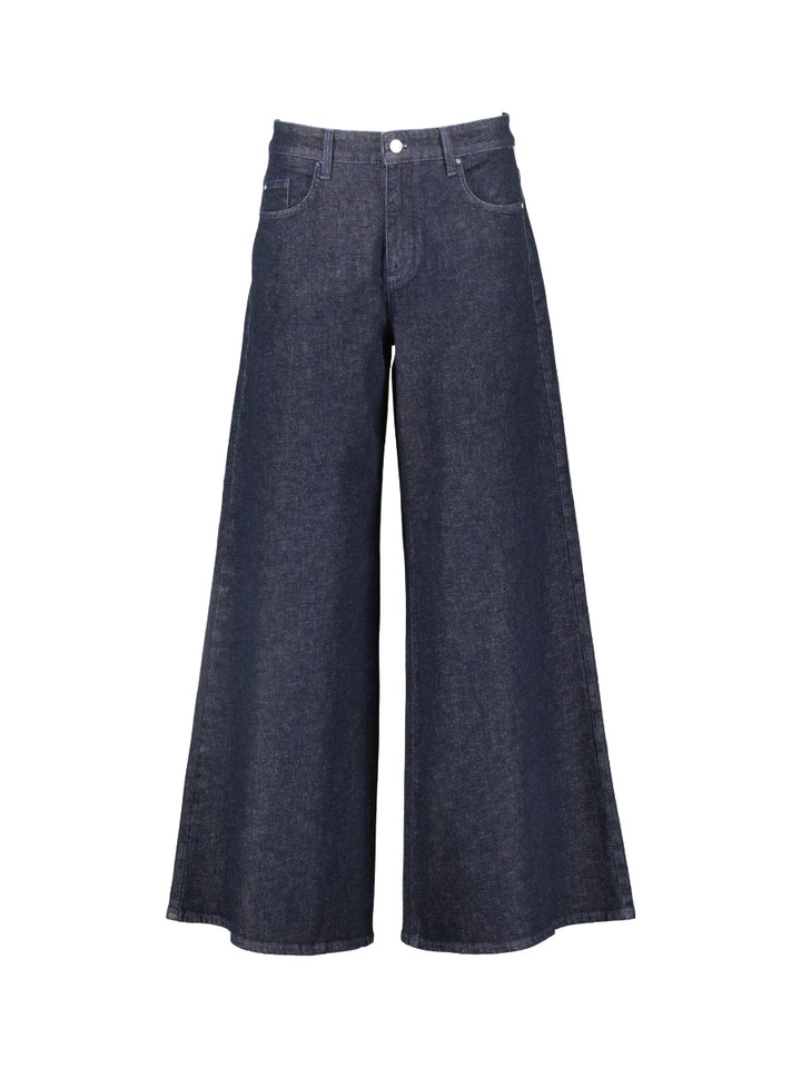 Donkerblauwe wide leg jeans jeans Brax 