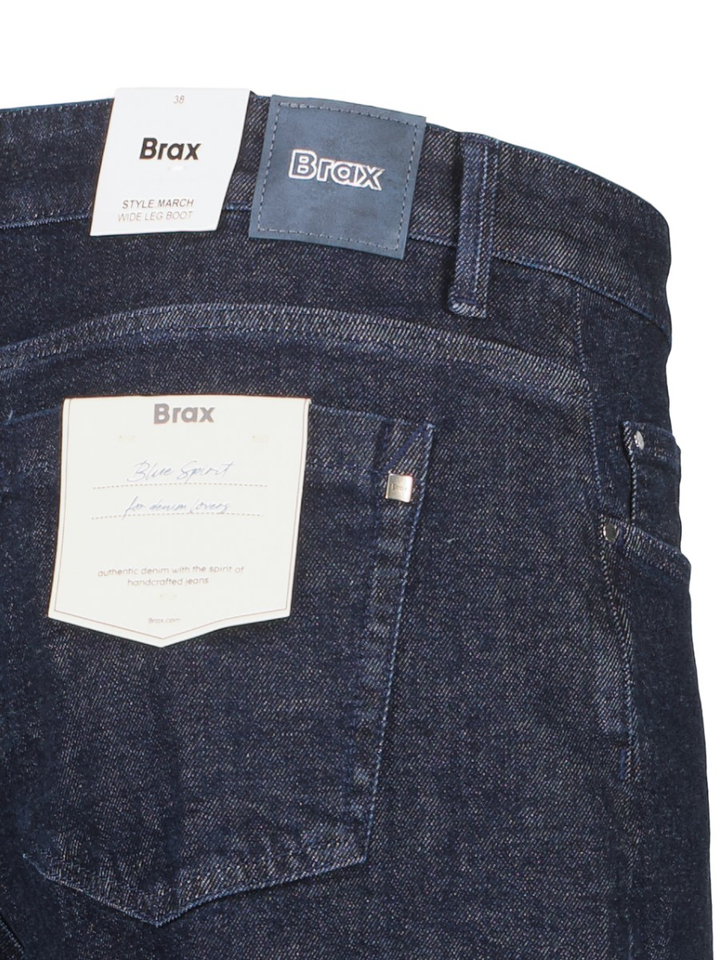 Donkerblauwe wide leg jeans jeans Brax 