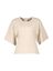 Ecru t-shirt met ronde hals Neo Noir 