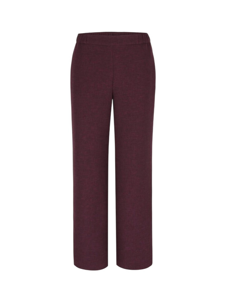 Bordeaux broek met rechte pijpen Cana Mayerline