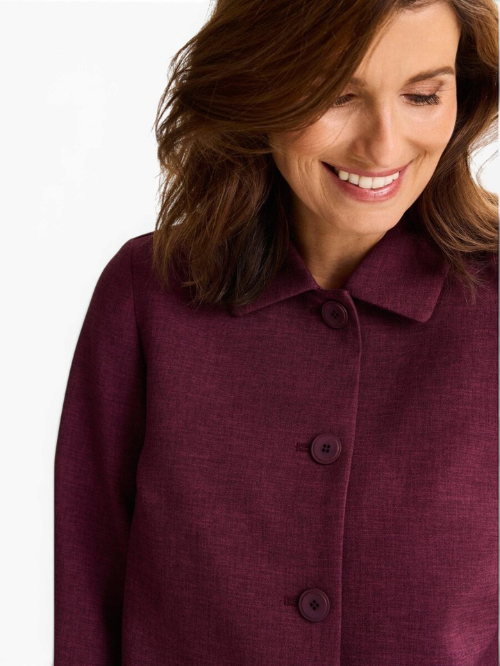 Bordeaux geklede blazer Dante Mayerline