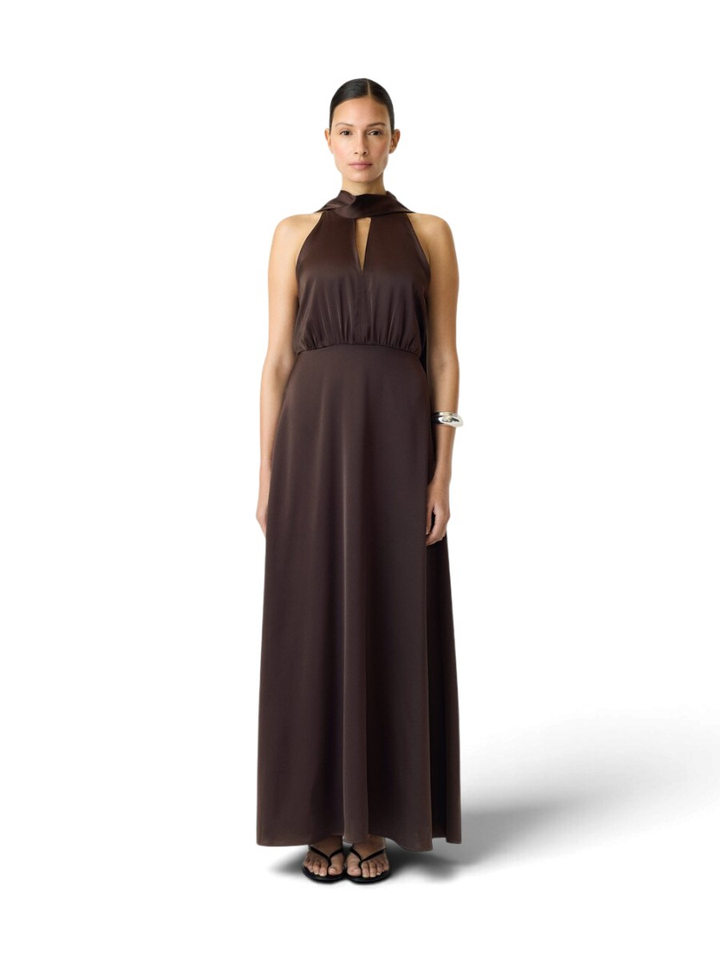 Coffee bean maxi jurk YAS 