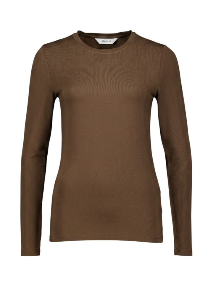 Bruine T-shirt Selected 