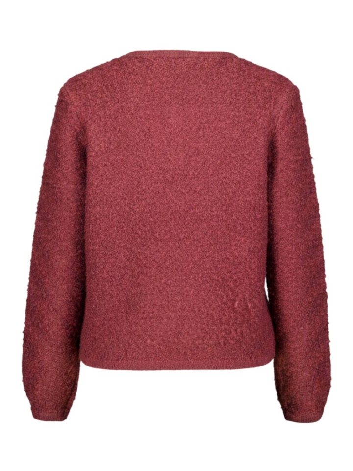 Bordeaux gebreide gilet Vipigga Vila