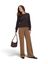 Bruine geklede broek Lillyth Raphaela 