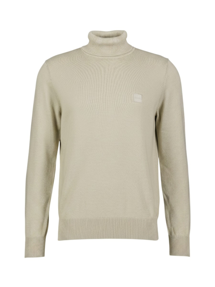 Beige trui met rolkraag Akiro Boss Orange