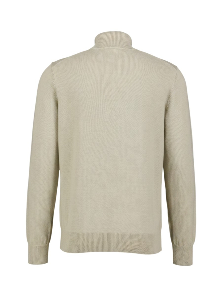 Beige trui met rolkraag Akiro Boss Orange