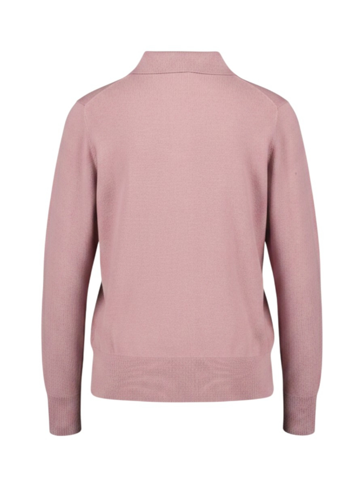 Roze trui met gouden knoopdetail Mayerline