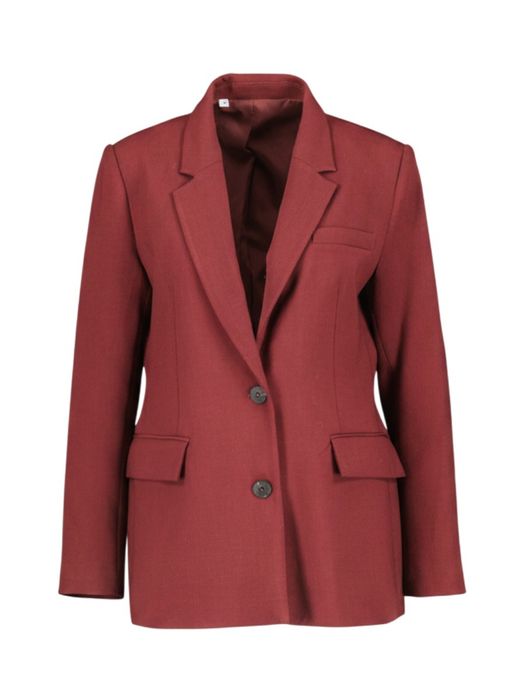 Bordeauxkleurige blazer Selected