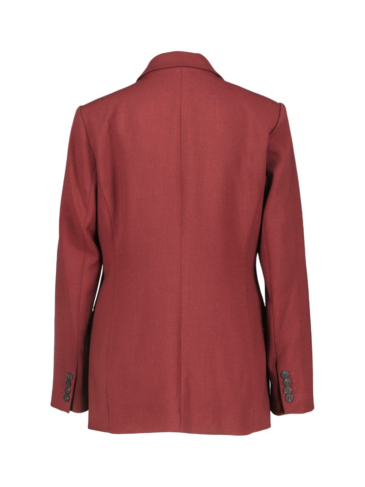 Bordeauxs kleurige blazer Selected