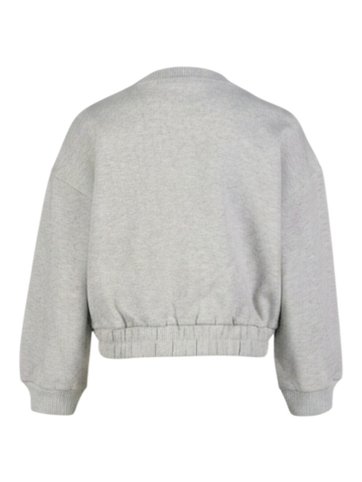 Grijze sweater met opdruk Billieblush