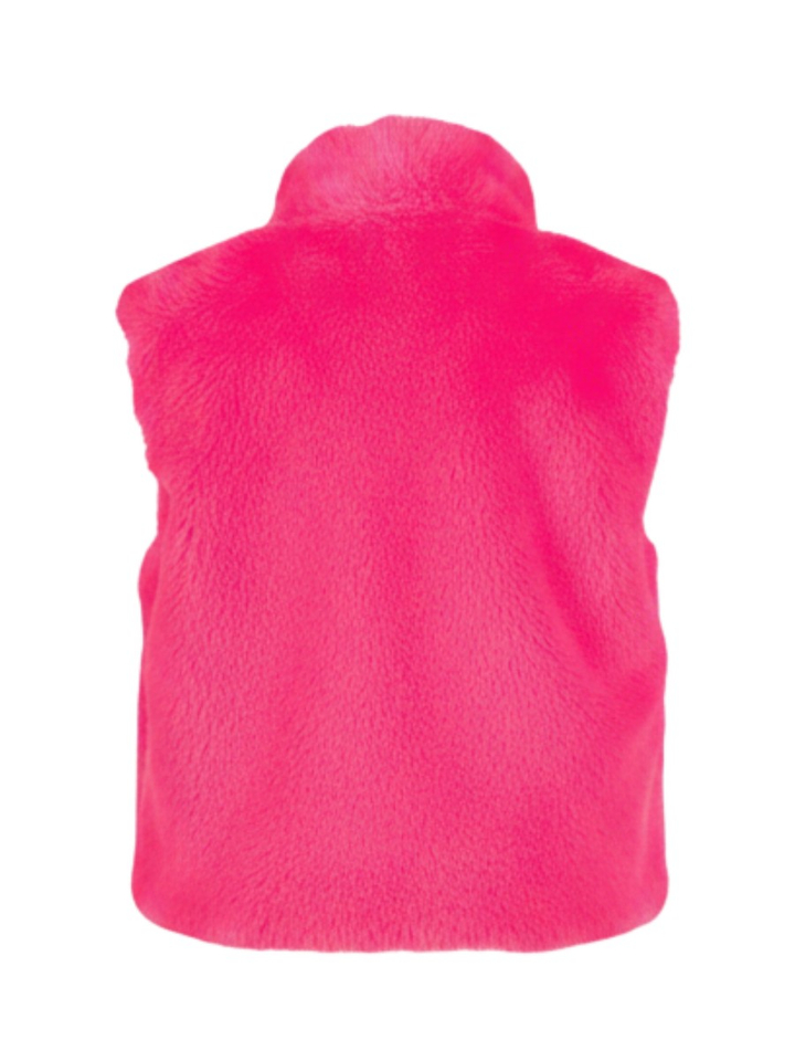 Fluoroze fluffy bodywarmer Billieblush