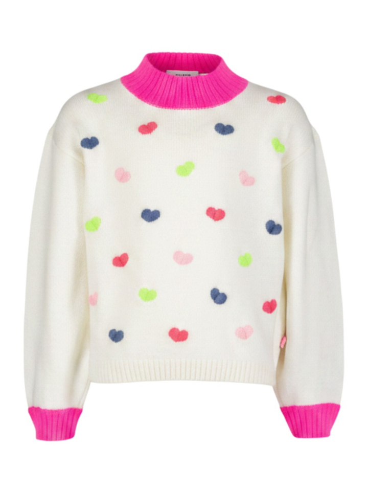 Witte trui met gekleurd detail Billieblush