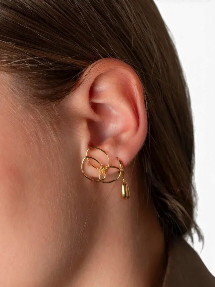Gouden oorbellen DALIA Murielle Perrotti