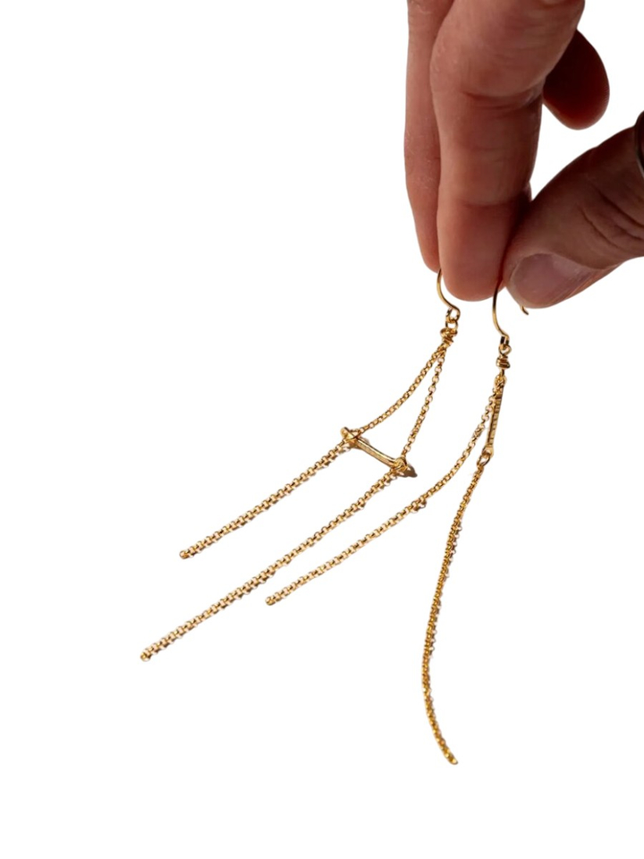 Gouden oorbellen CHIC Murielle Perrotti