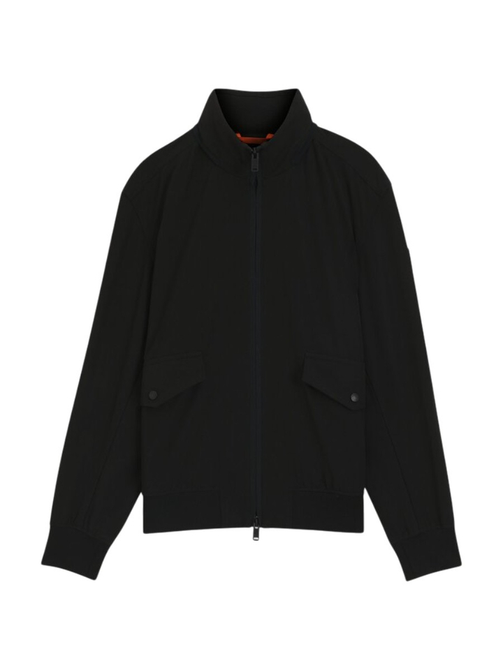 Donkerblauwe jas met uitritsbare kap Ohice Hugo Boss