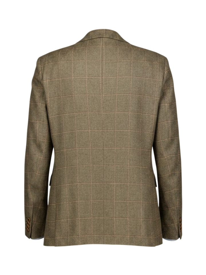 Groene blazer met fijne ruit Roy Robson