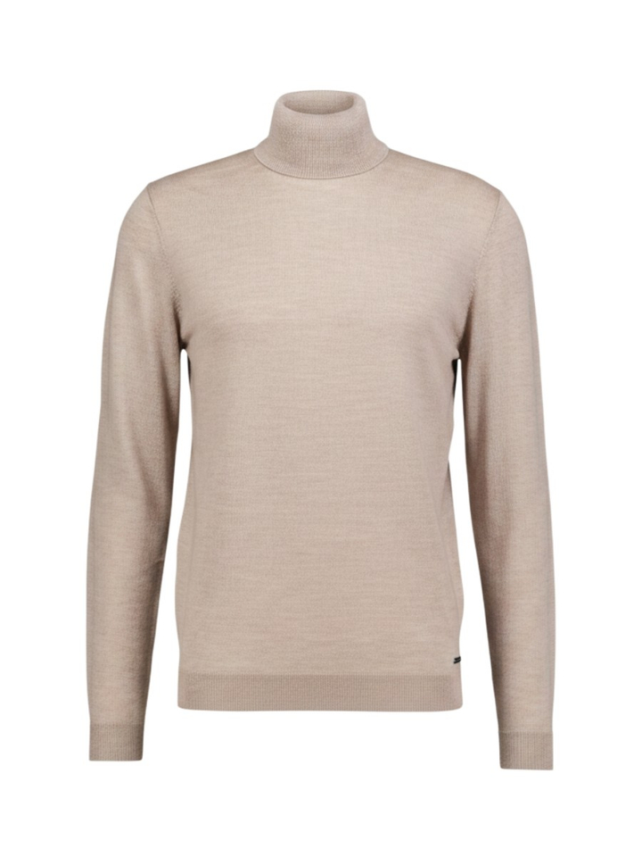 Beige trui met rolkraag Roy Robson