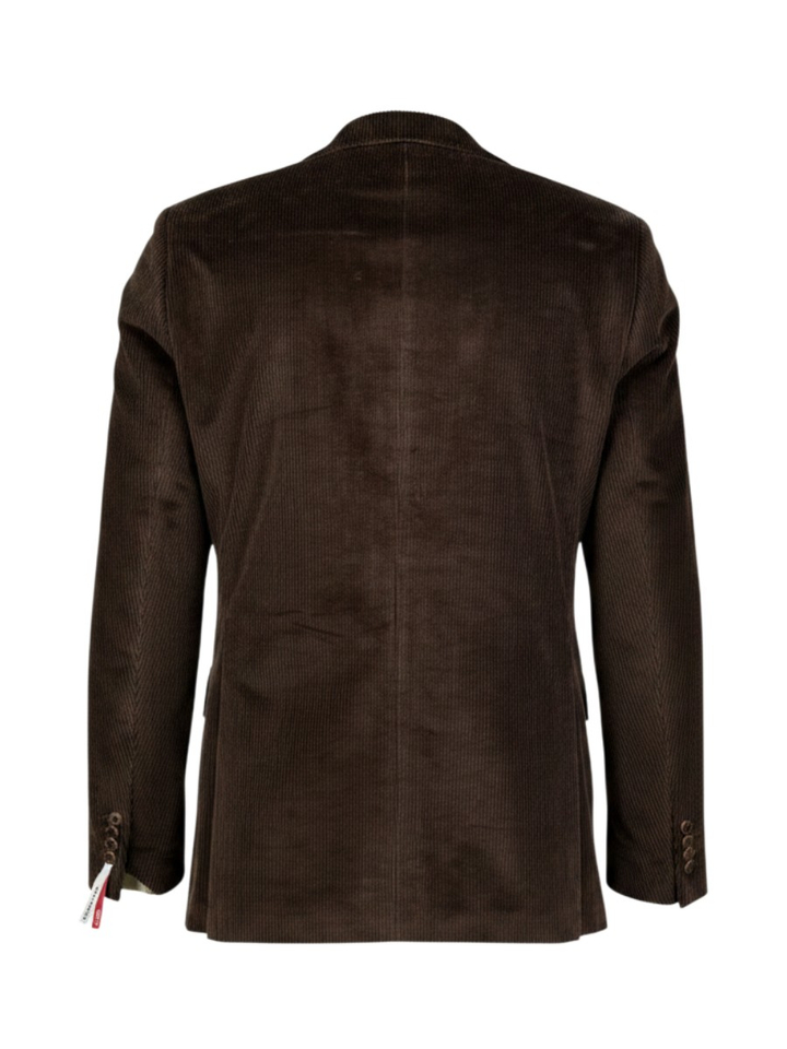 Bruine blazer in ribflueel Roy Robson