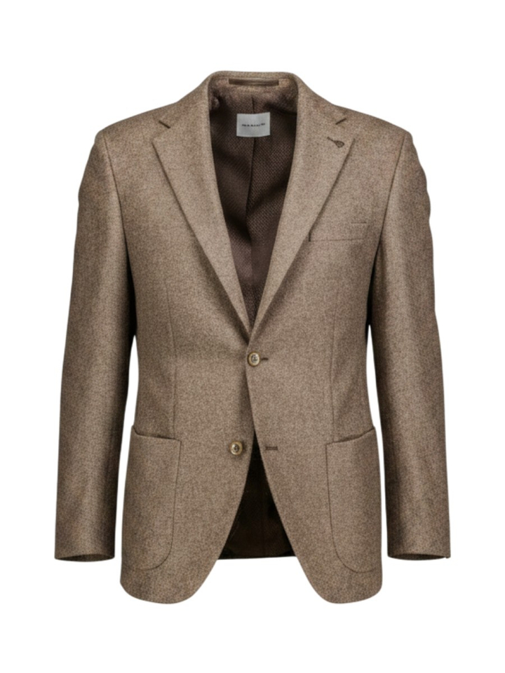 Bruine blazer regular fit Roy Robson