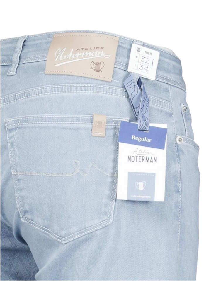 Lichtblauwe slim fit jeans Atelier Noterman