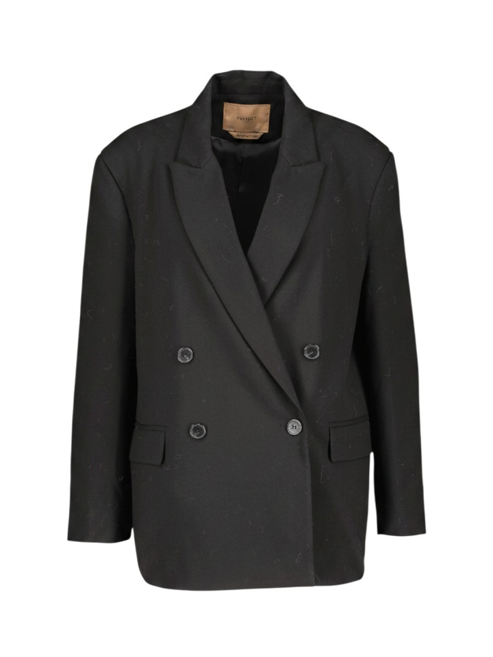 Zwarte oversized blazer Twinset
