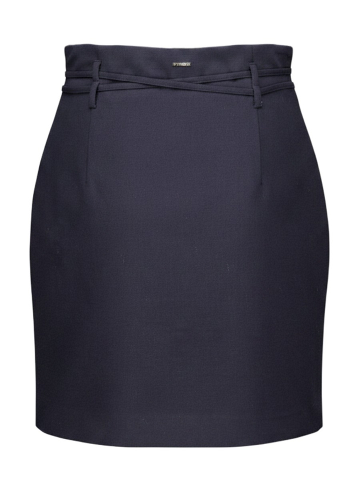 Donkerblauwe korte rok Twinset