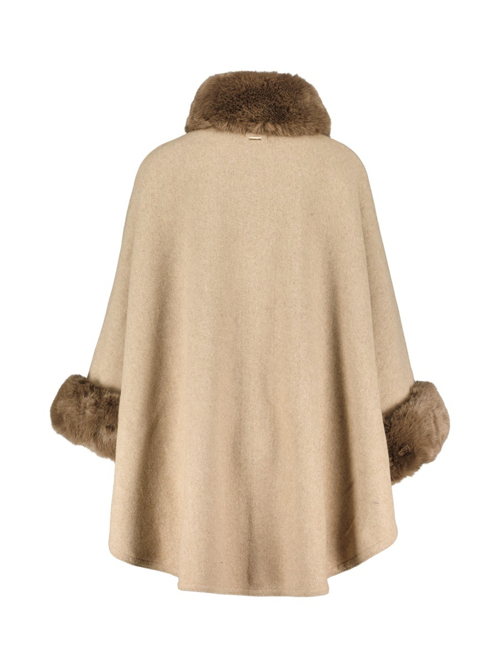 Taupe poncho Twinset