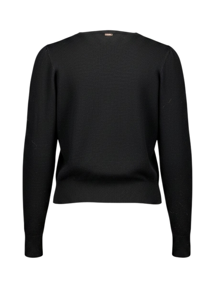 Zwarte wikkel pull Twinset Milano