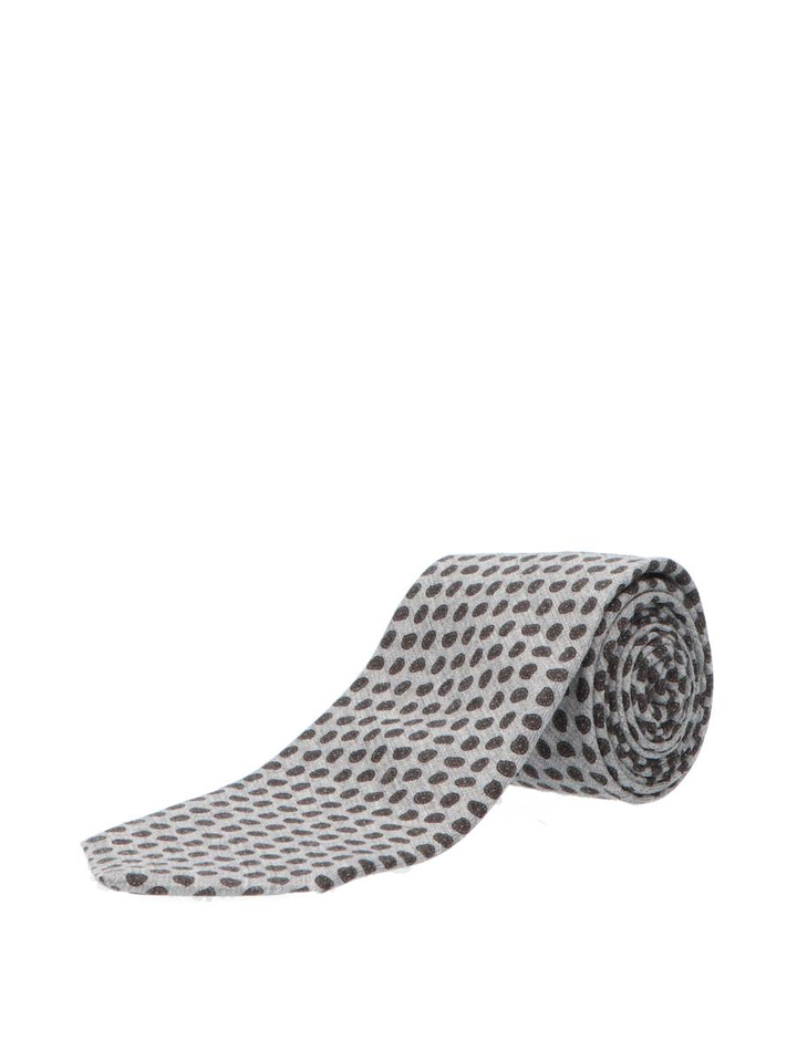 Grijze stropdas met details  Profuomo 