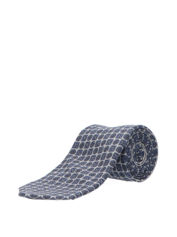 Blauwe das met details Profuomo