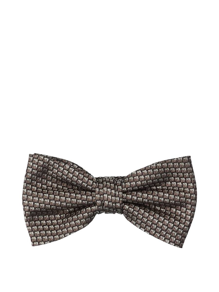 Bruine vlinderstrik met details Profuomo