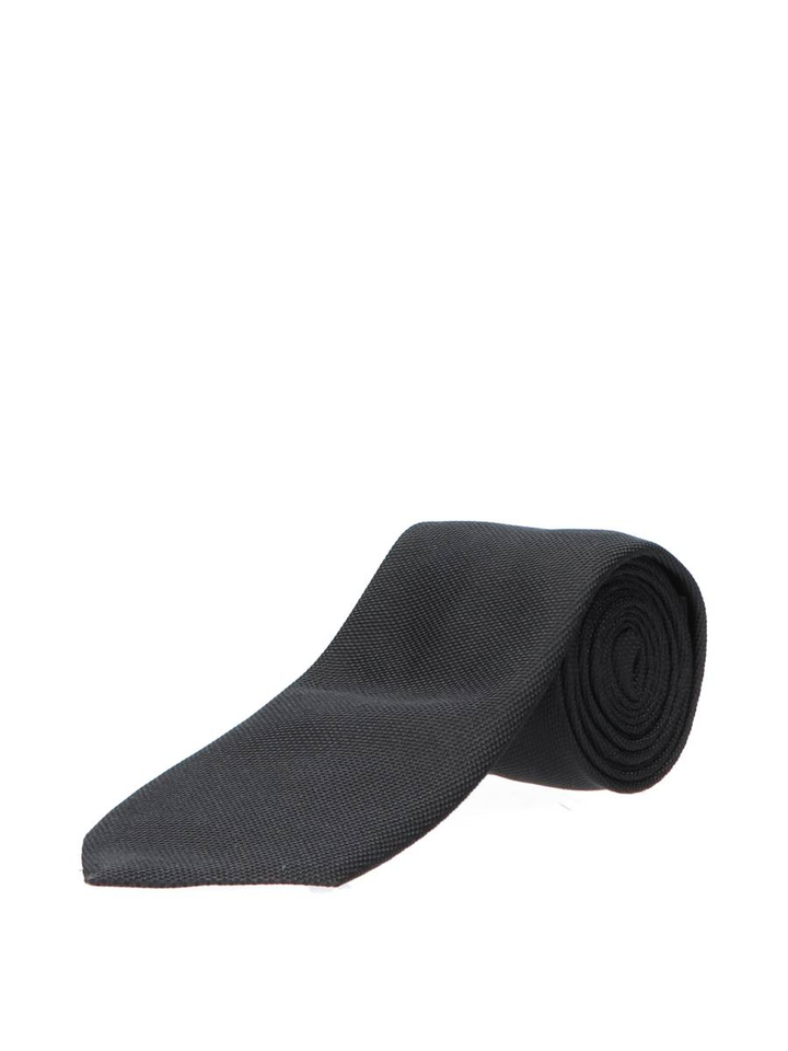 Zwarte stropdas Hugo Boss