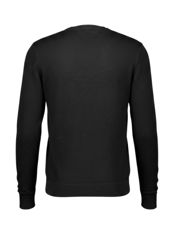 Zwarte pull met ronde hals Selected 