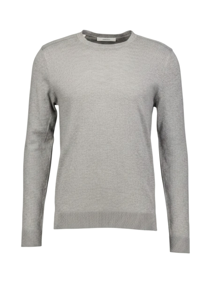 Grijze sweater met ronde hals Selected 