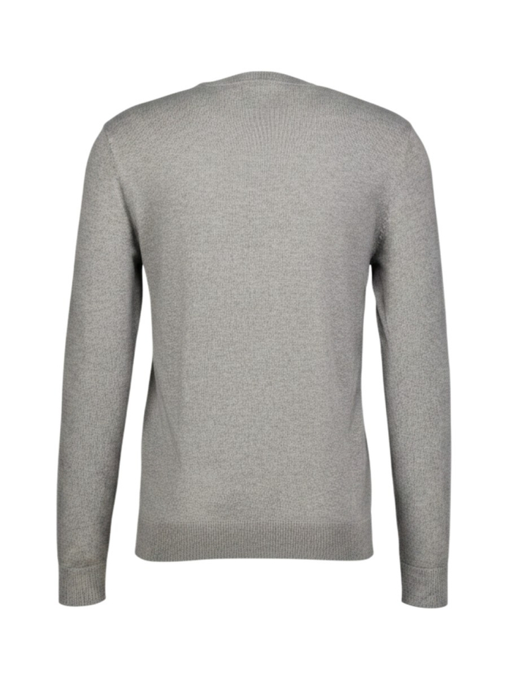 Grijze sweater met ronde hals Selected 