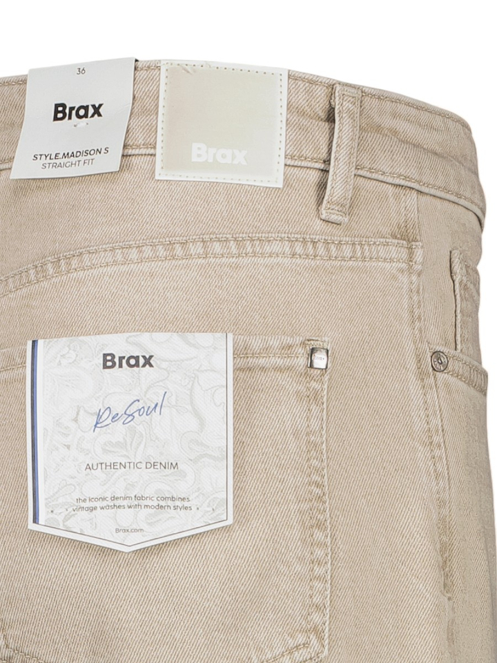 Beige jeans straight fit Brax