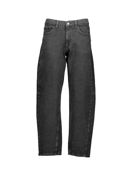 Zwarte barrel fit jeans Vila