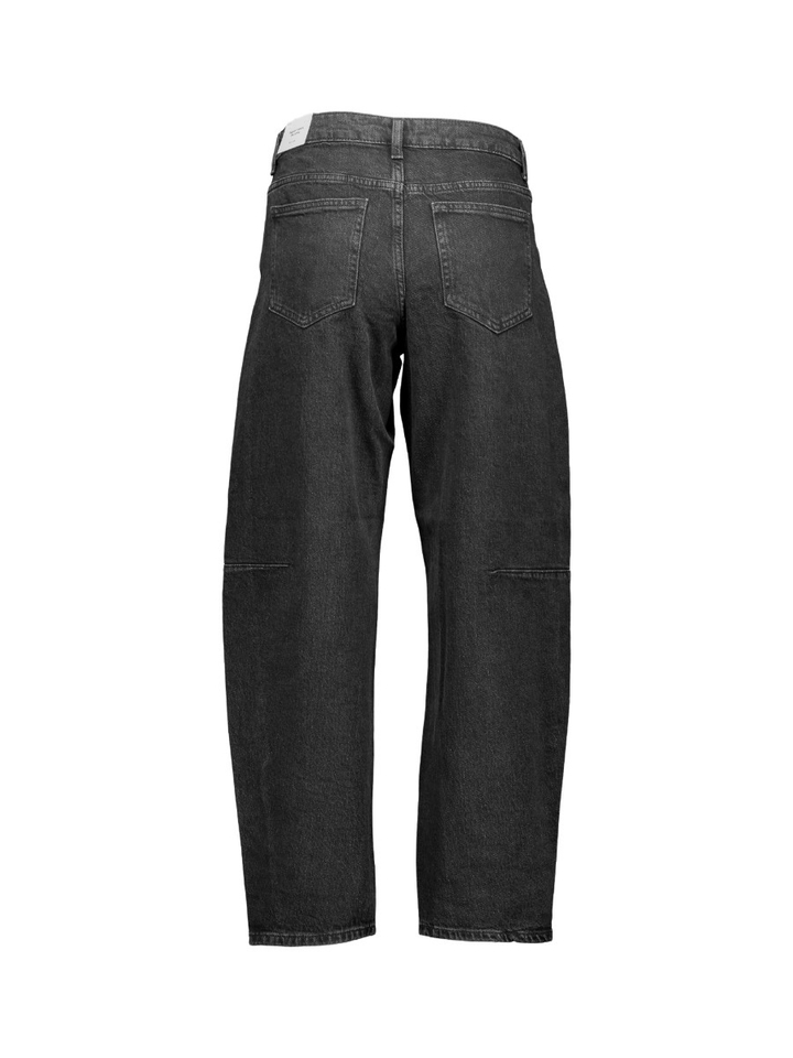 Zwarte barrel fit jeans Vila