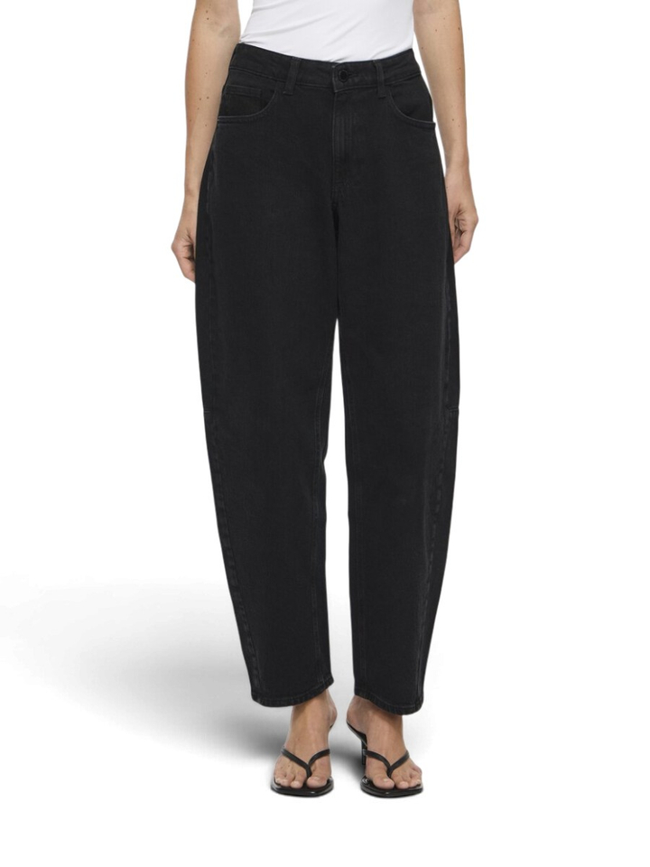 Zwarte barrel fit jeans Vila 