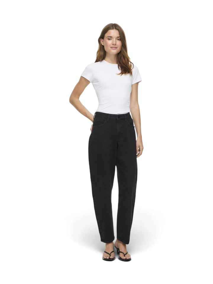 Zwarte barrel fit jeans Vila 