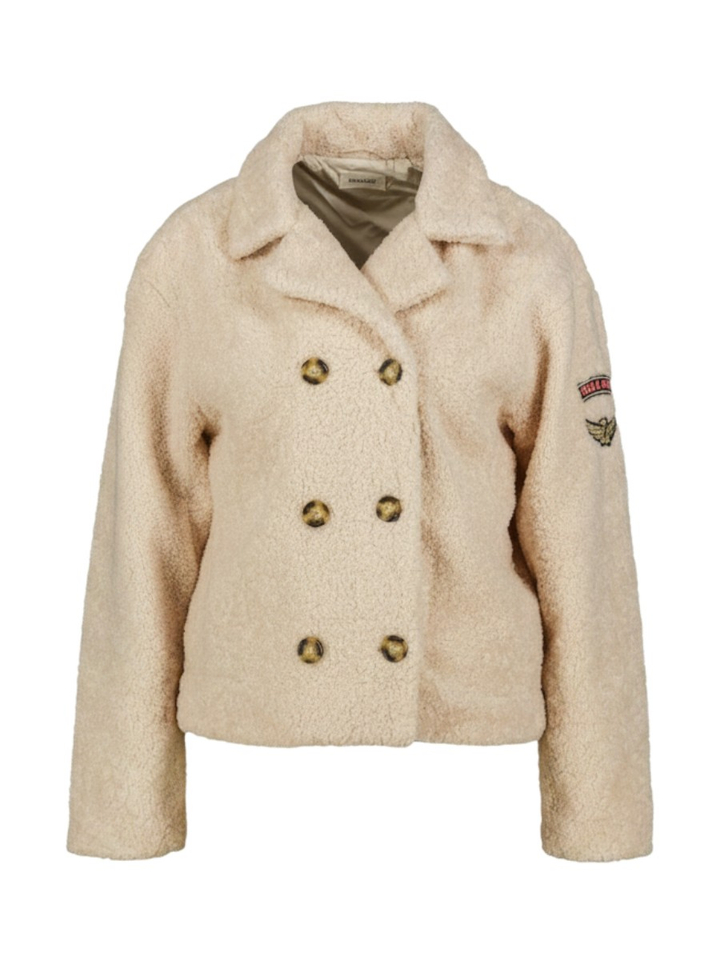 Ecru teddy jas Zadig & Voltaire