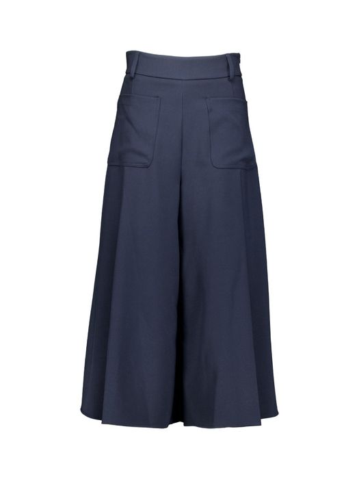 Donkerblauwe geklede broek Rinascimento