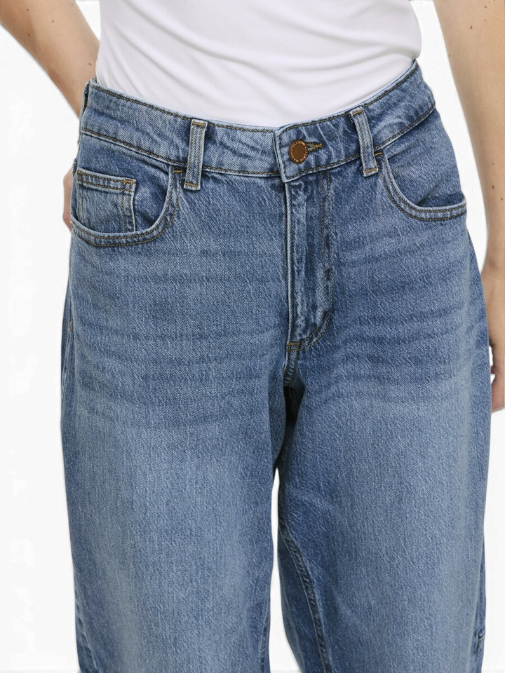 Blauwe balloon fit jeans Vibrady Vila