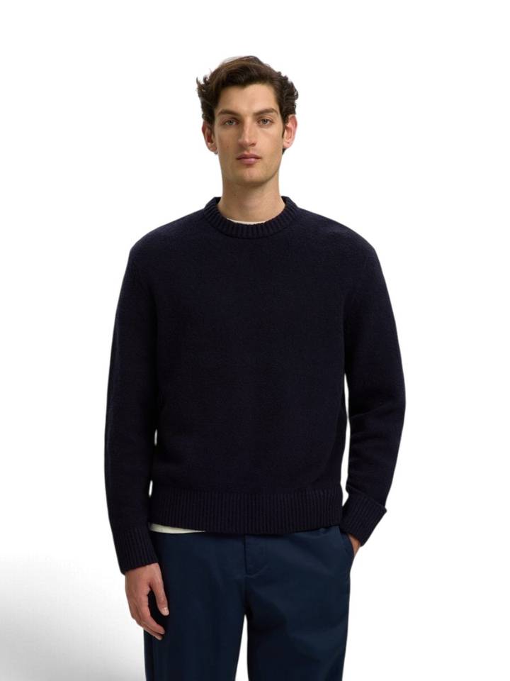 Blauwe casual trui Selected 