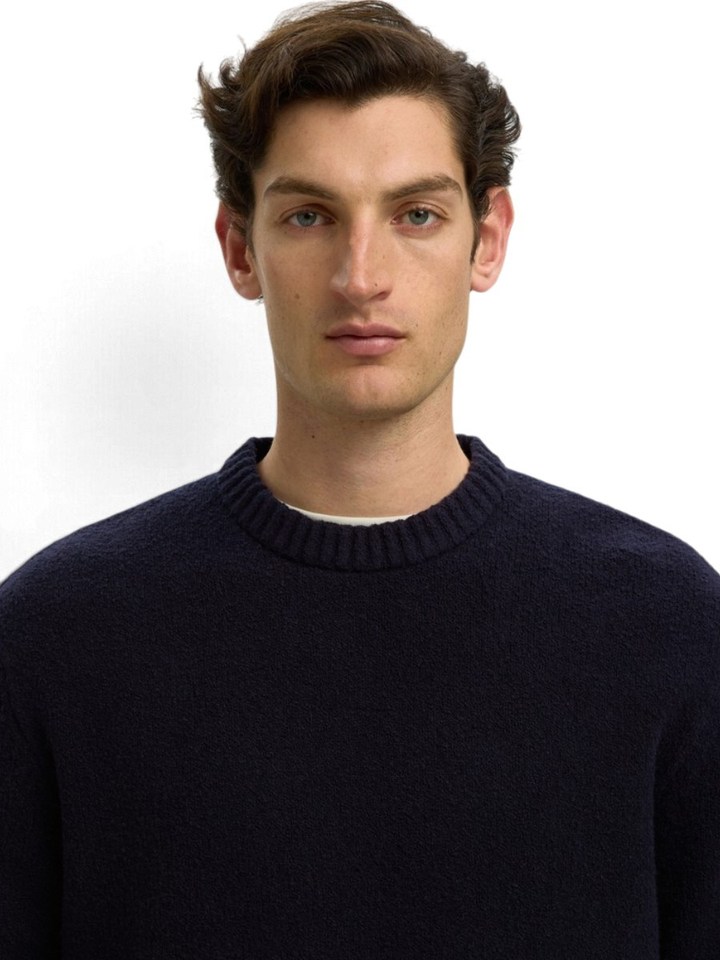 Blauwe casual trui Selected 